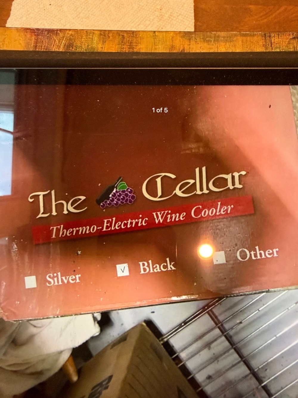 The Cellar Thermo-Electric Wine Cooler - Black